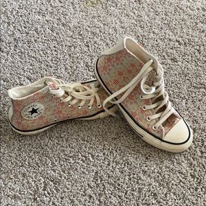 Woven converse chuck taylors